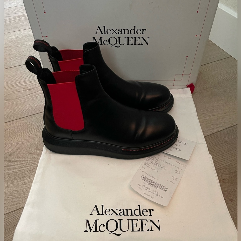 Alexander McQueen Chelsea Boots 40/10